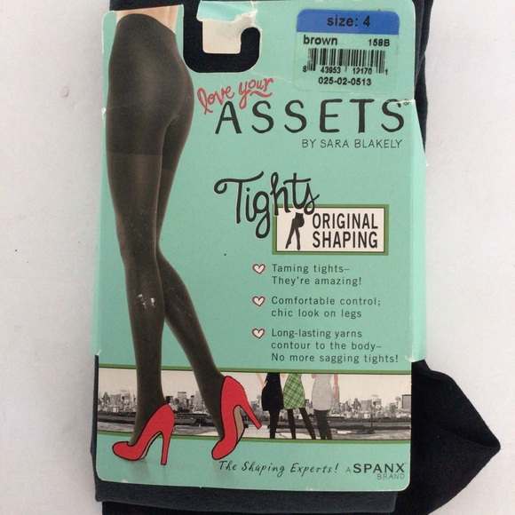 SPANX ASSETS - GREY SHAPING TIGHTS SIZE 4 (tag indicates brown) - Picture 13 of 13